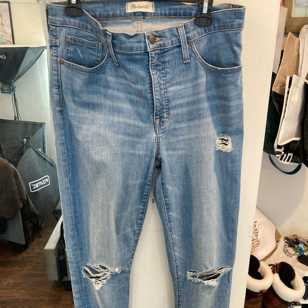 COPY - Madewell 9" High Rise Skinny Jeans, Size 31, Tall
